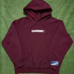 Supreme Motion Hoodie Burgundy Large