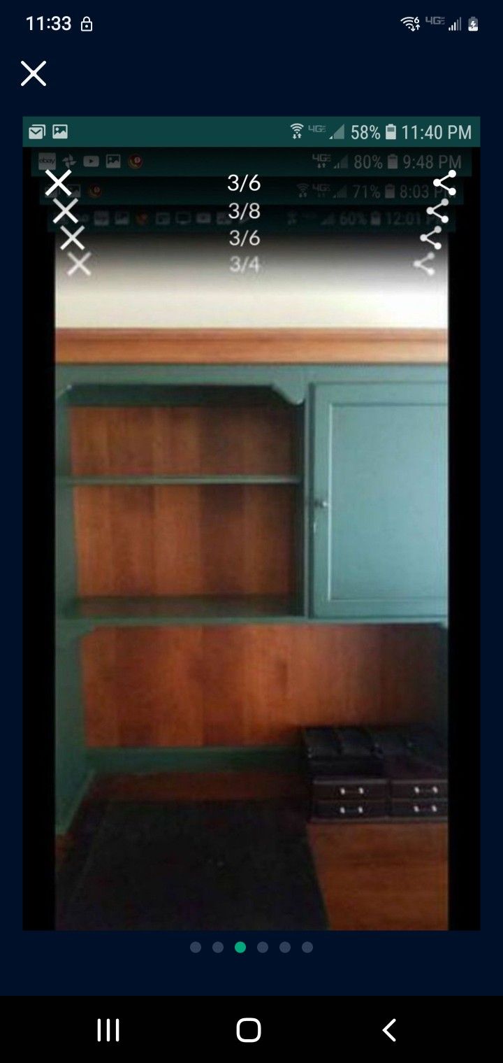 Ethan Allen Buffet Hutch Top Or Top For Desk