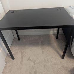 Black desk
