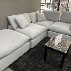 Sky grey sectional ,Grey Sectional 