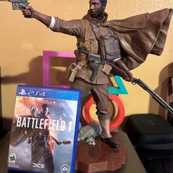 Battlefield 1 Statue And Game