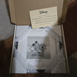 HELMSMAN FRAMED LE SERIGRAPH DISNEY CRUISE LINE CELEBRATORY 1998 NEW IN BOX 
