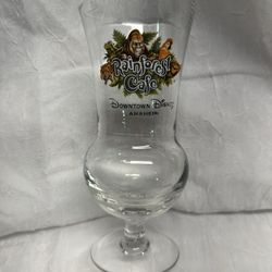 Collectible Rainforest Cafe Downtown Disney Anaheim California Hurricane Glass 