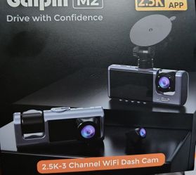 3 Channel Dashcam Brand New Sealed App Control