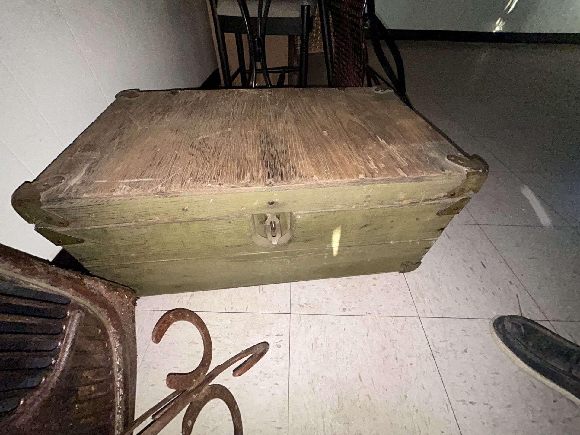 Old Wood Chest 