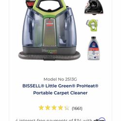 BISSELL® Little Green® ProHeat® portable deep cleaner