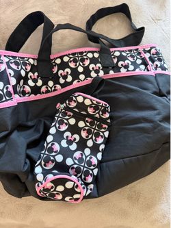 Pink Minnie mouse bag