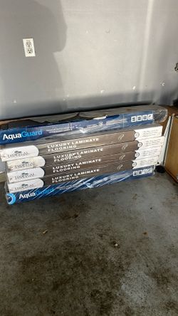 Brandnew &sealed wodden flooring box -2 type 1st aqua guard premium water resistant and tropical flooring 30 dollars per box