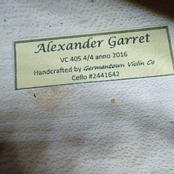 Nice Germany  Chello Like New 