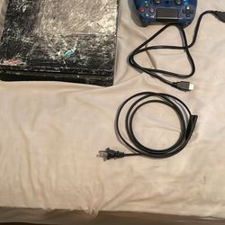 PS4 Console With Controller And Cords
