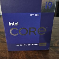 Intel i9 12900ks CPU, barely used