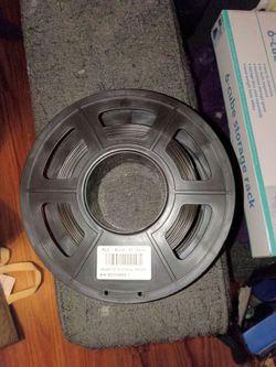 Black 1.75mm PLA filament