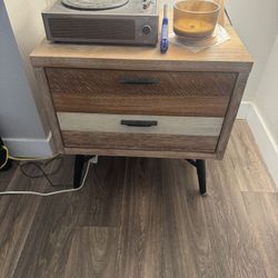 Wood Side Table