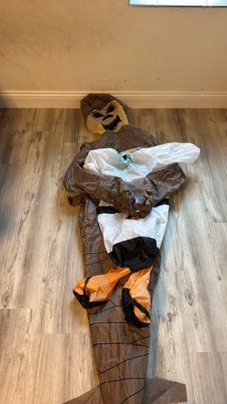 Inflatable Costume Halloween- mummy abducting pharaoh