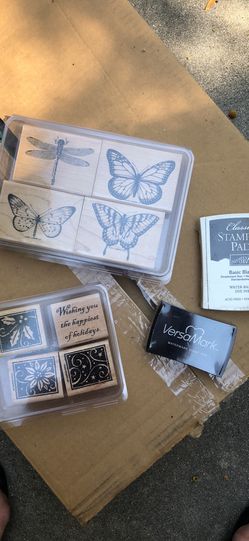 Stamping Pads and Stamps- NEVER USED
