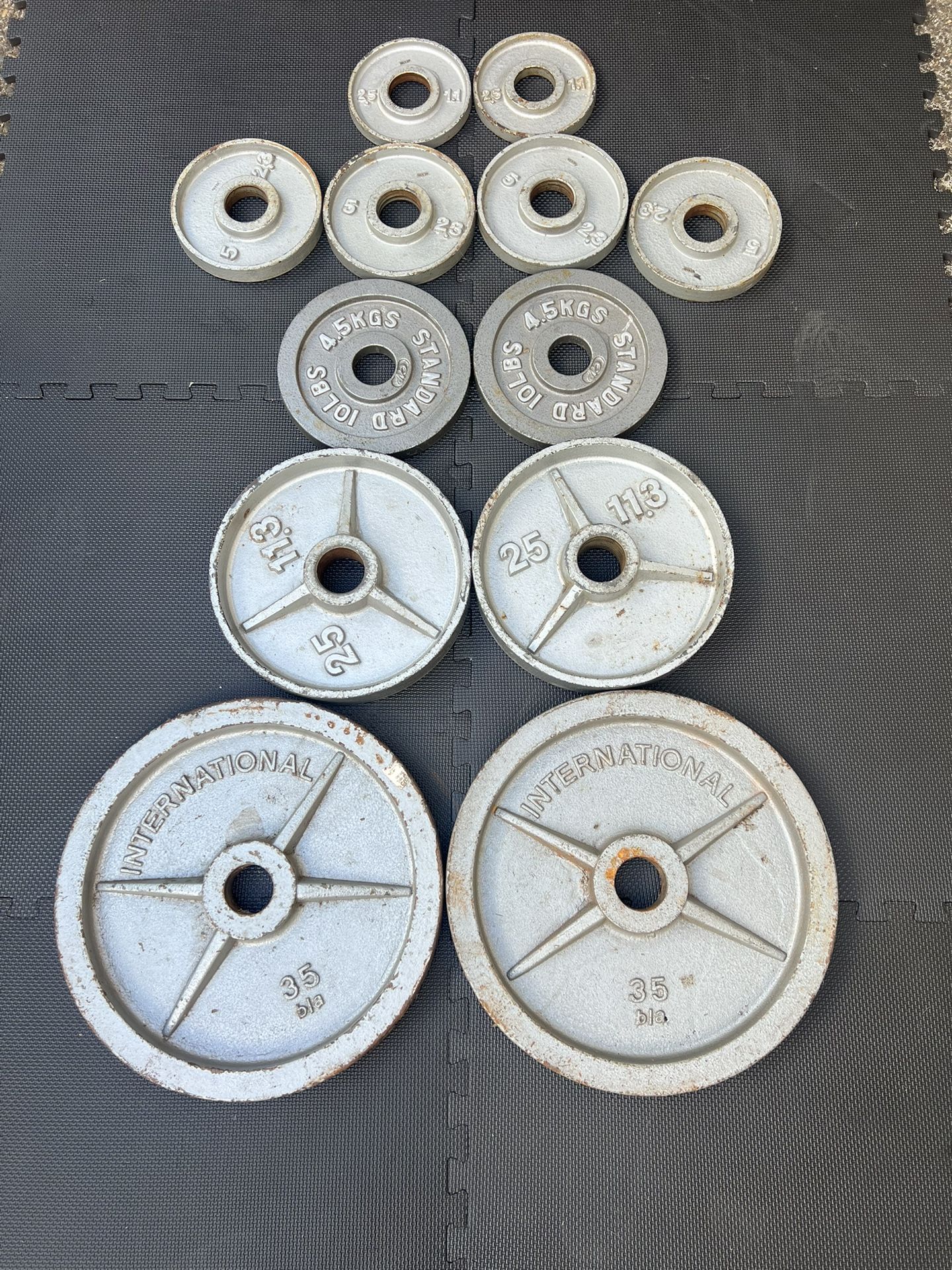 165lb Olympic Weight Set