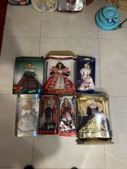 Holiday Barbie Damaged Box Bundle