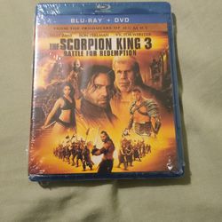THE SCORPION KING 3 BATTLE FOR REDEMPTION BLU-RAY FROM PRODUCERS OF MUMMY !