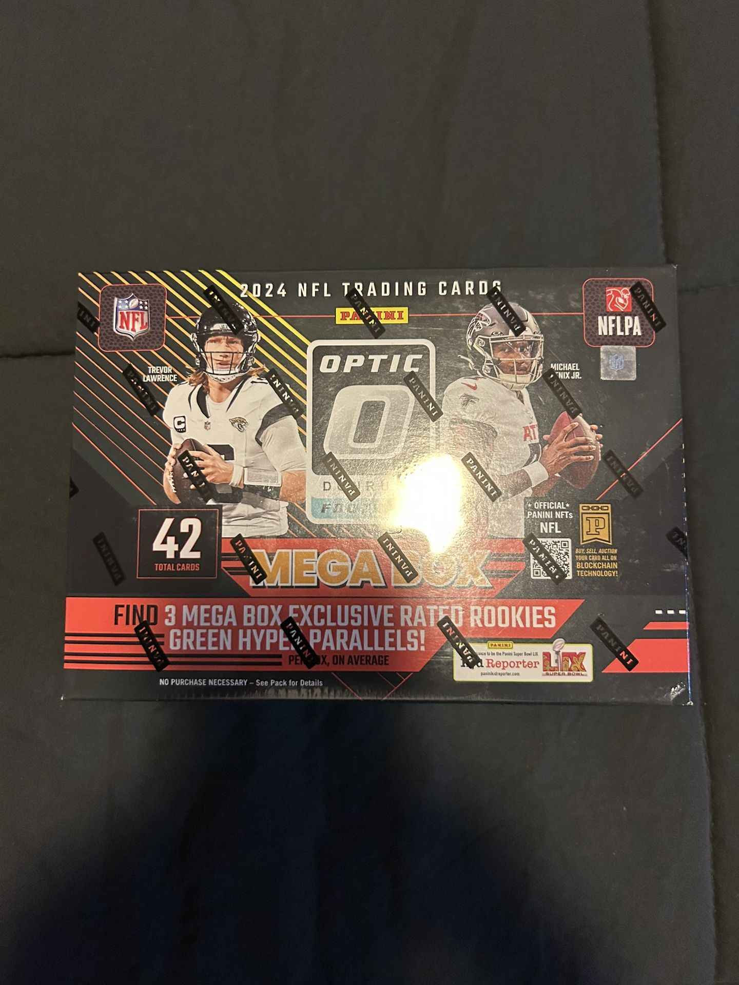 Sealed 2024 Panini Optic Donruss NFL Football Mega Box (Green Hyper Parallel) - $90