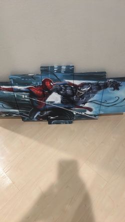 Spider-Man and venom wall art Spider-Man and venom wall art