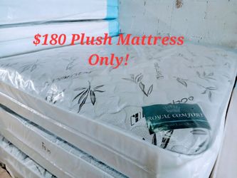 $180 Queen Mattress Only.  Brand New. Free Delivery Same-day
