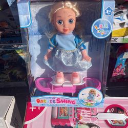 Scooteror Skates  Battery Operated Doll  $18