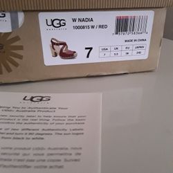 Ugg SANDALS Brand New In Box Sz.7 Nice 