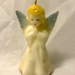 Angel 5" Figural Candle Gurley CHRISTMAS