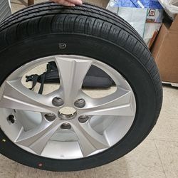 16" Tire Brand New Allweather 205/55r16 94V XLBrand New Tire And 5 Spoke Alloy Wheel