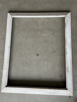 Shabby Chic Rustic Off White Wood Frame 