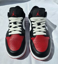 Jordan 1 Low Bred Toe 2.0 Size 11