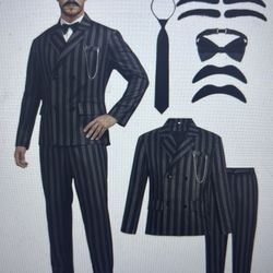 Gomez Addams Costume. Addams Family. Halloween. XL. See photos For Sizing 