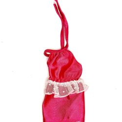 Vintage Barbie Pink Halter Top Dress