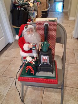 Animated Moving Santa Clause