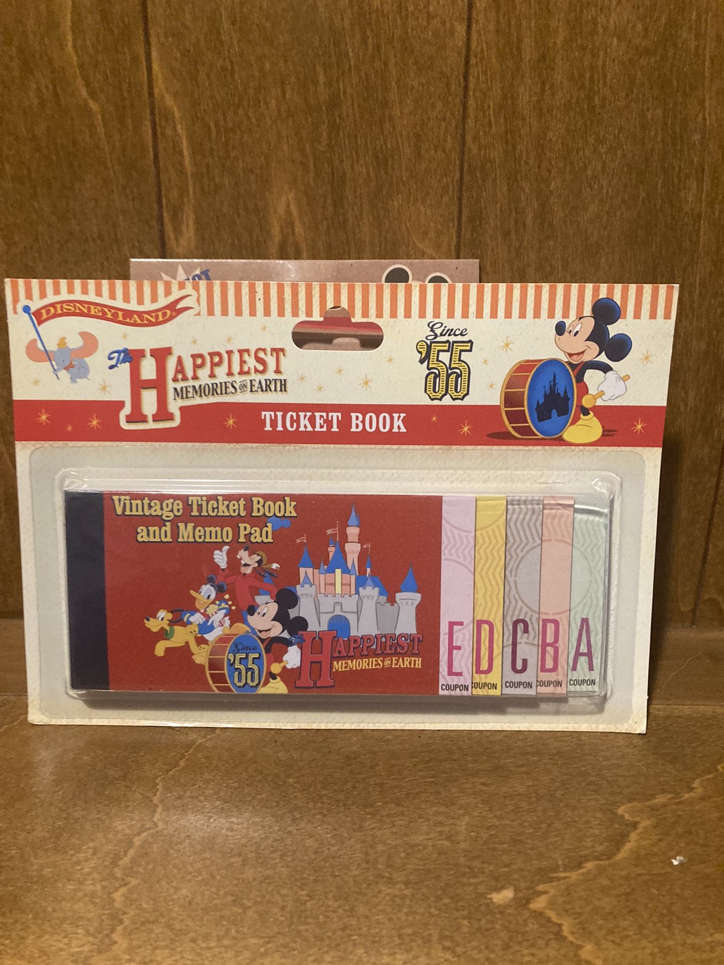 Disneyland Ticket Book Memo Pad
