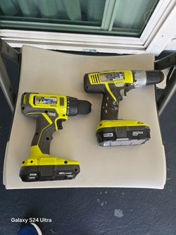 Ryobi drill  2 taladros