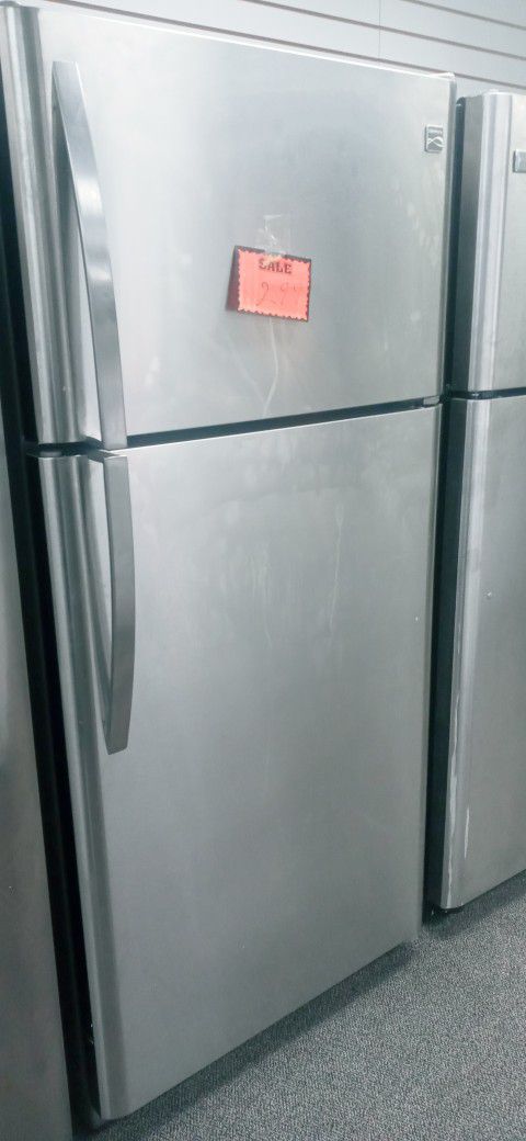 KENMORE REFRIGERATOR 2DOORS STAINLESS STEEL WORK PERFECT DELIVERY AVAILABLE