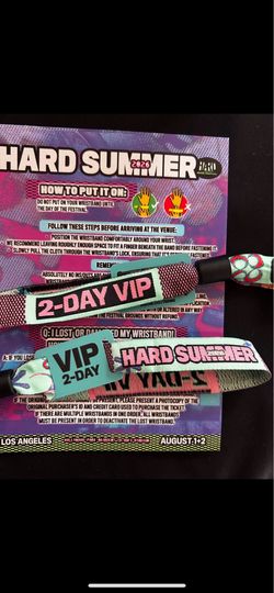 2DAY VIP HARD SUMMER TICKET