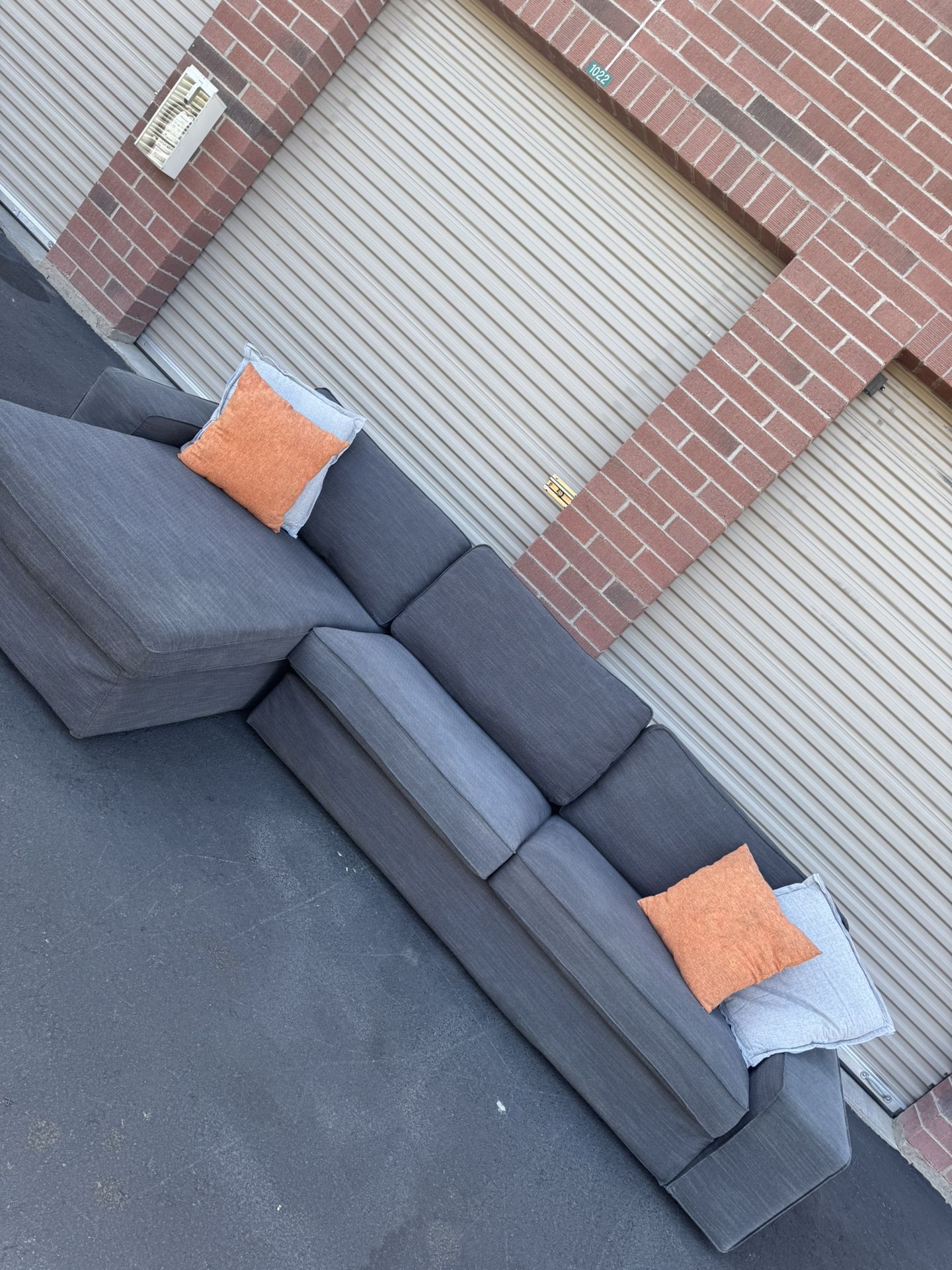 really Nice Gray Sectional Couch