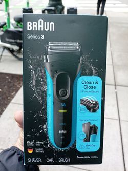 BRAUN SERIES Wet or dry electric shaver