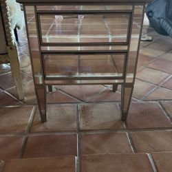 Pottery Barn Mirror NightStand 