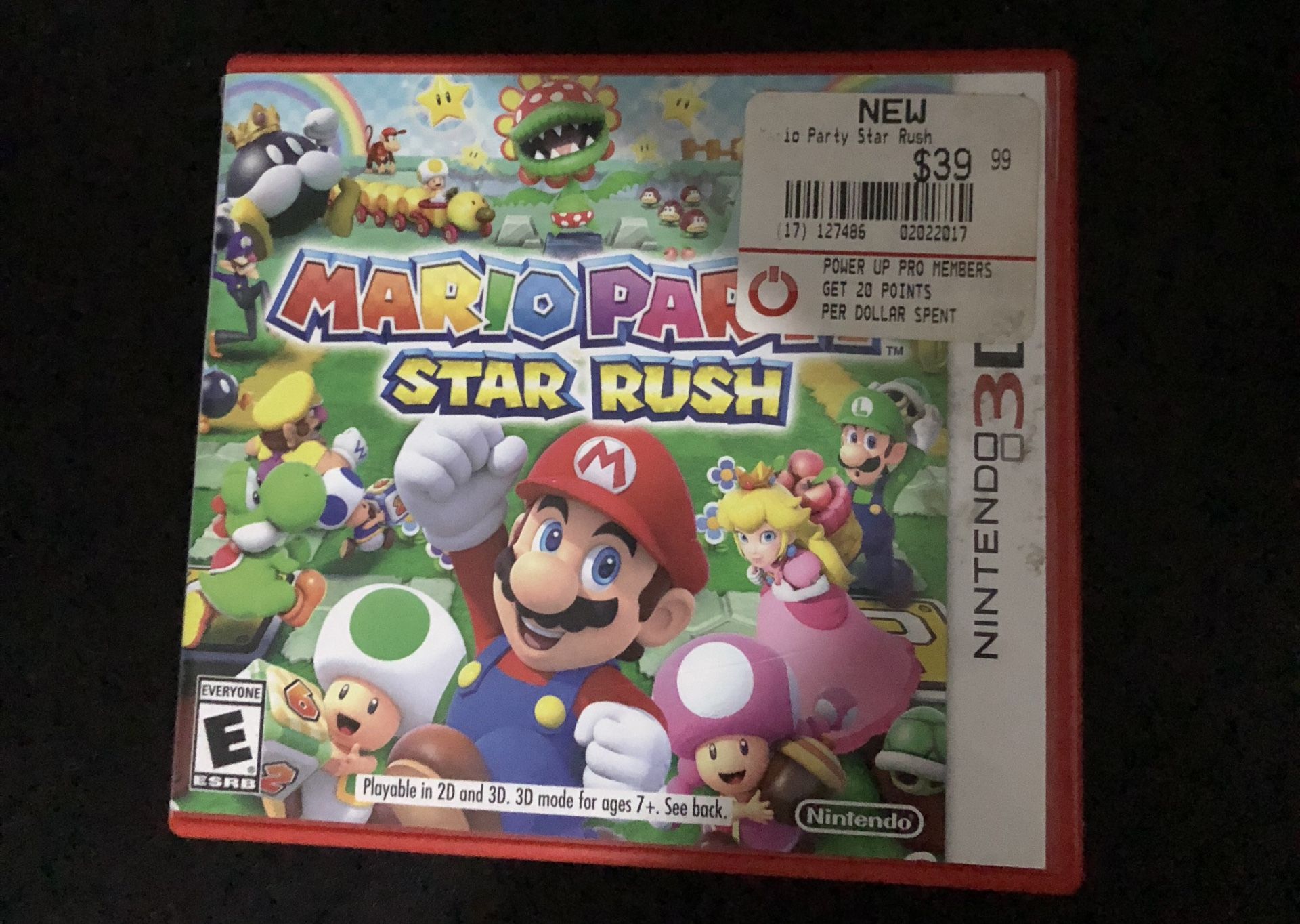 Mario Party Star Rush Nintendo 3DS Game in perfect condition