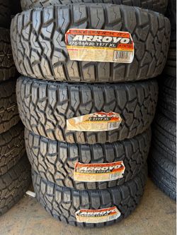 275/55/20 ARROYO RT 4 NEW TIRES INSTALLED ✅ INSTALADAS ✅