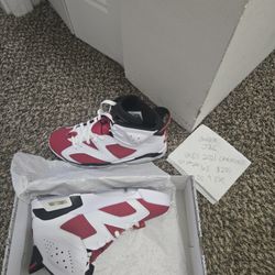 VNDS 2021 Carmine 6s Size 9.5 $200 Cash Only! Firm!