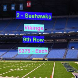 Seahawks Vikings Tickets