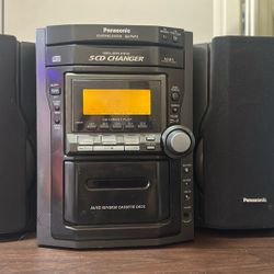 Panasonic CD Stereo System SA-PM12 with Speakers $90 OBO