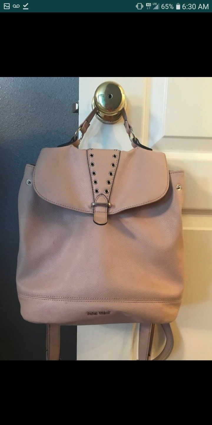 Pink Nine West Backpack