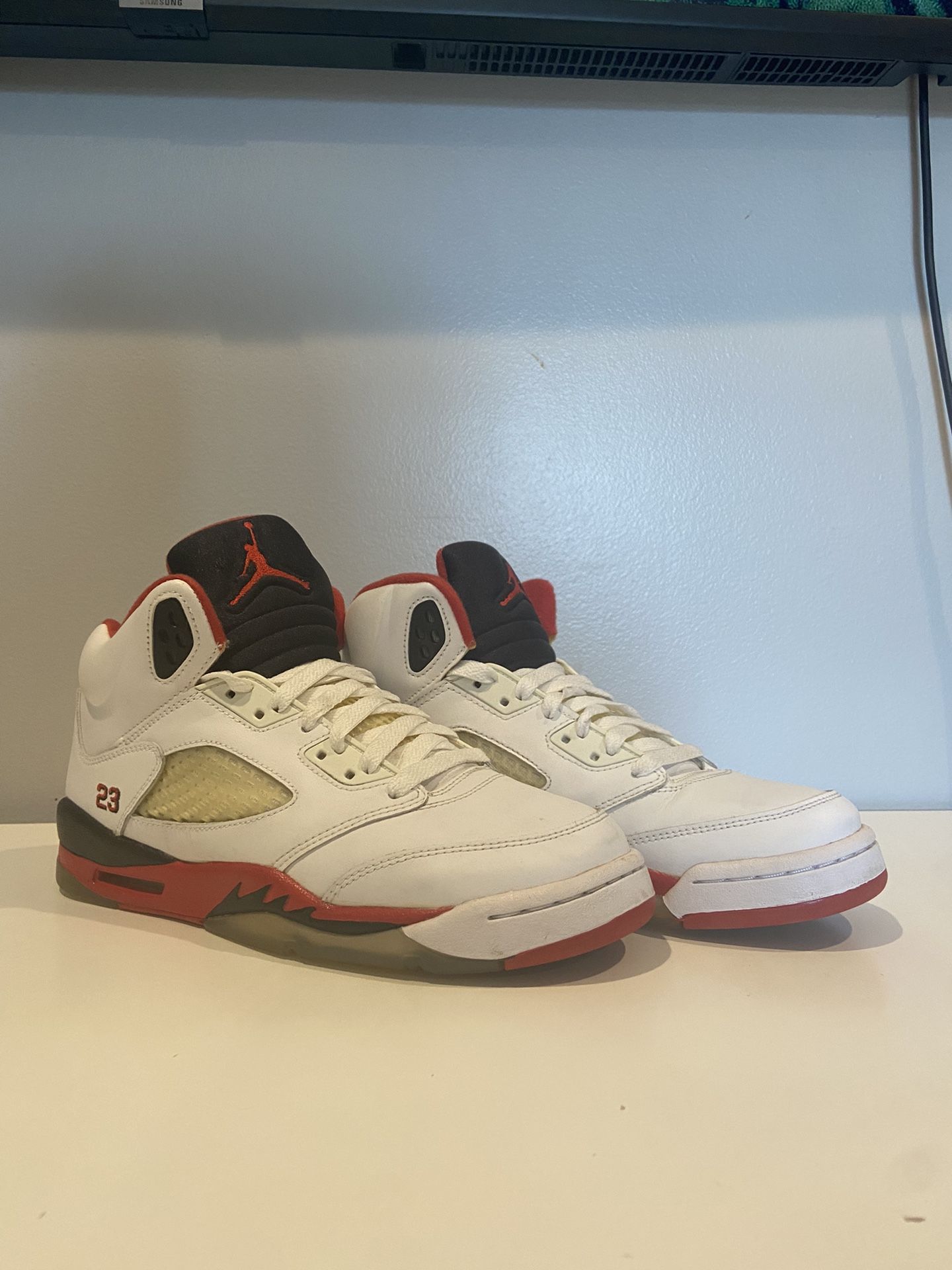 Jordan 5 Retro Fire Red 2013 Gs
