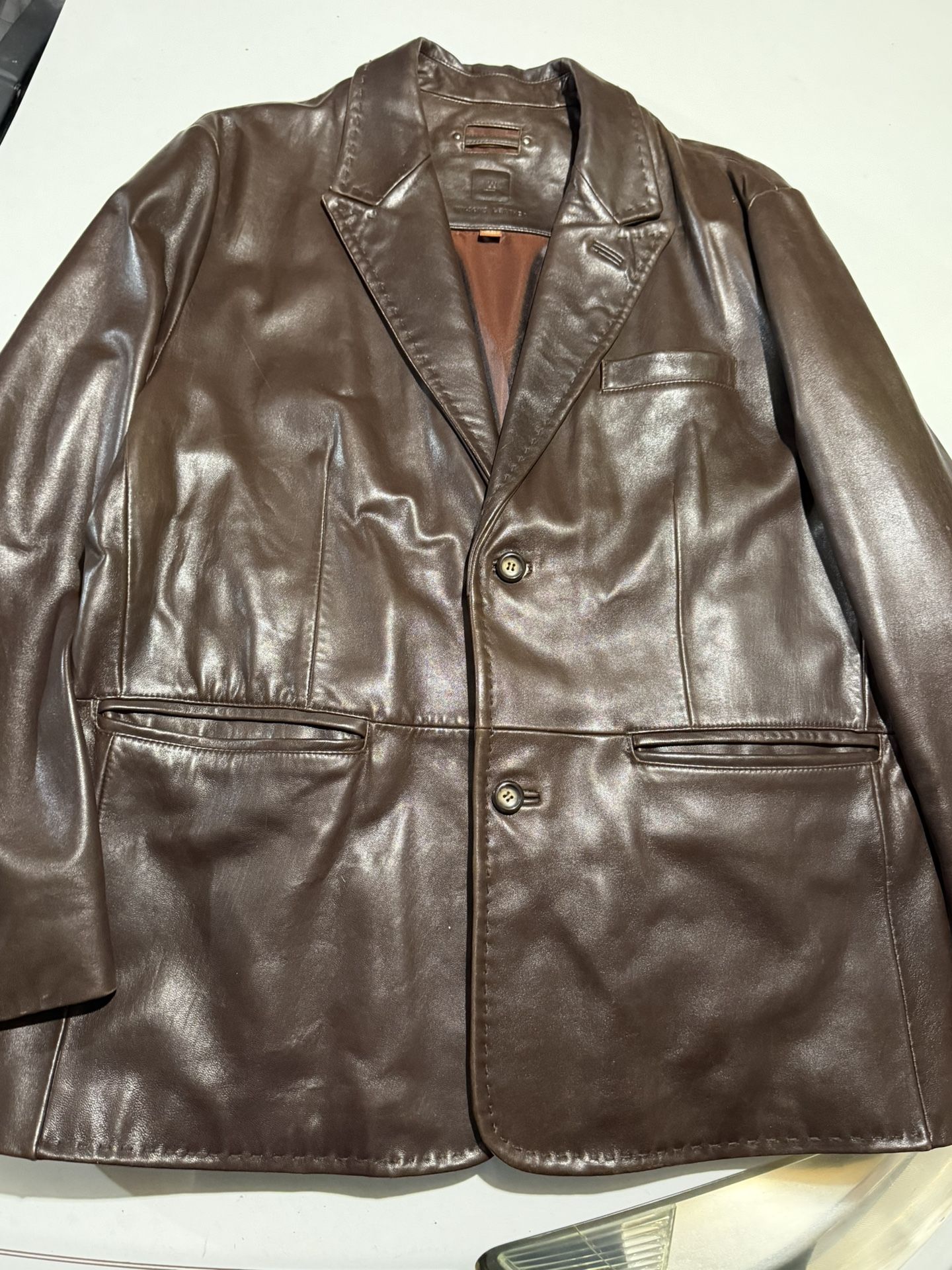 NWOT Vintage Wilson, Leather Coat Size Xl