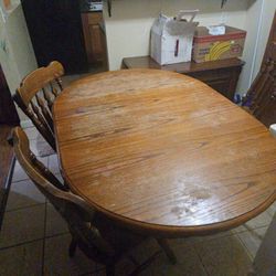Table & 4 Chairs 